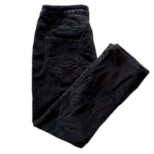 Pendleton Women’s Micro Corduroy Pants Black, Size 10 Petite EUC